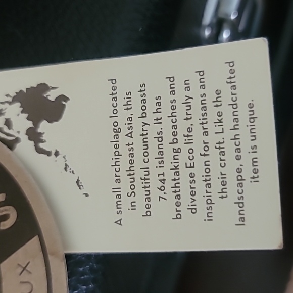 Handcrafted Boho Wood Chain Home Decor - Picture 4 of 5